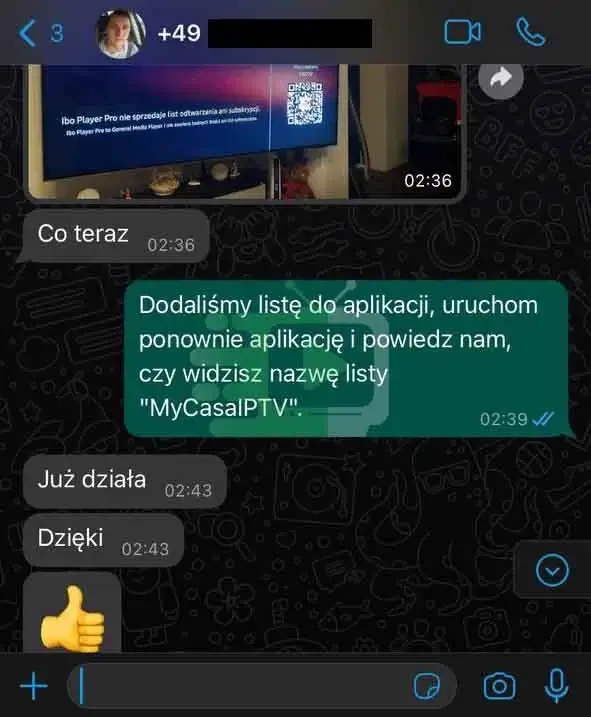 Témoignage partagé avec Pure iPTV — capture 4